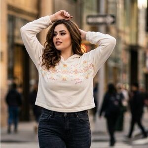 Hurley long sleeve crop nwt xl